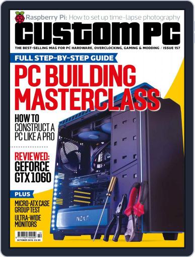 Custom PC UK August 11th, 2016 Digital Back Issue Cover