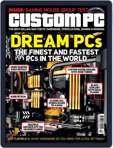 Custom PC UK December 11th, 2013 Digital Back Issue Cover