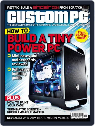 Custom PC UK August 16th, 2012 Digital Back Issue Cover