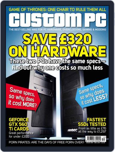 Custom PC UK October 19th, 2011 Digital Back Issue Cover
