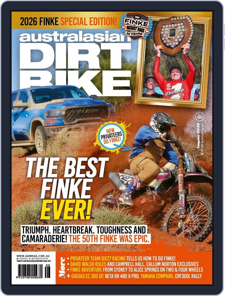 Australasian Dirt Bike (Digital) Subscription                    August 1st, 2026 Issue
