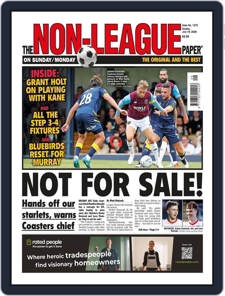 The Non-league Football Paper (Digital) Subscription