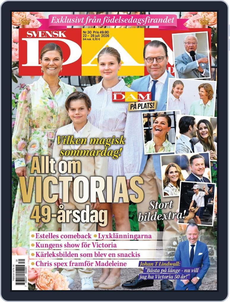 Svensk Damtidning (Digital) Subscription                    July 22nd, 2026 Issue