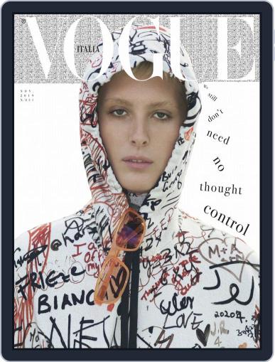 Vogue Italia November 1st, 2019 Digital Back Issue Cover