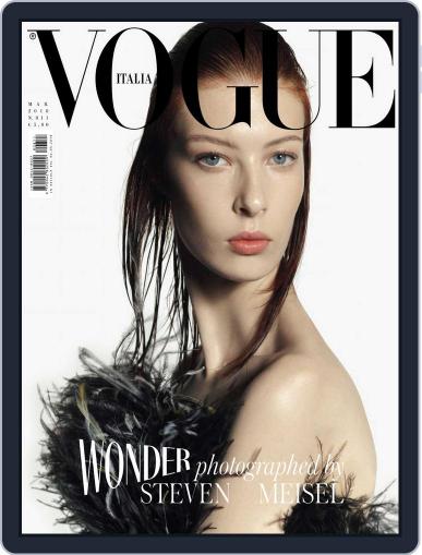 Vogue Italia March 1st, 2018 Digital Back Issue Cover