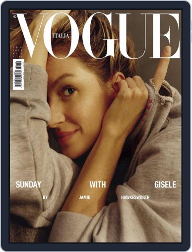 Vogue Italia February 1st, 2018 Digital Back Issue Cover
