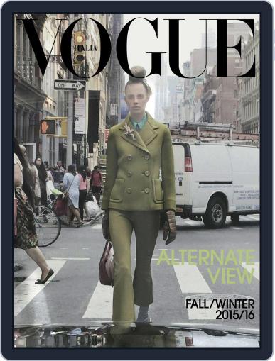 Vogue Italia September 1st, 2015 Digital Back Issue Cover