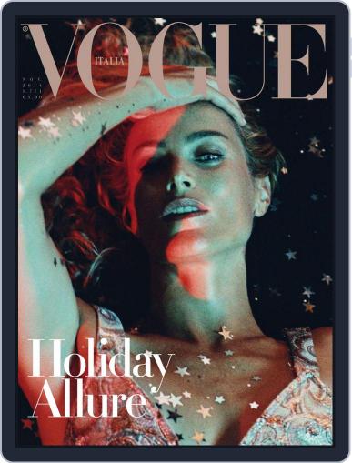 Vogue Italia November 12th, 2014 Digital Back Issue Cover