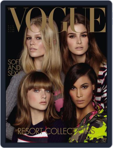 Vogue Italia December 5th, 2013 Digital Back Issue Cover