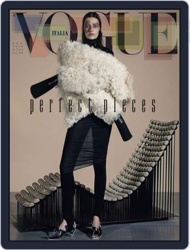 Vogue Italia August 8th, 2013 Digital Back Issue Cover