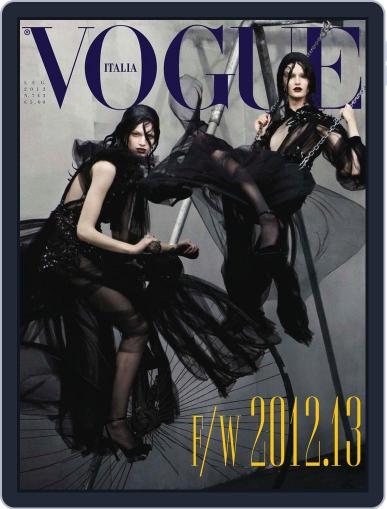 Vogue Italia July 11th, 2012 Digital Back Issue Cover