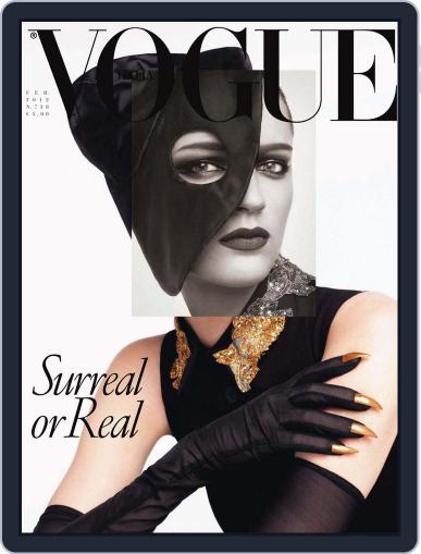 Vogue Italia February 15th, 2012 Digital Back Issue Cover