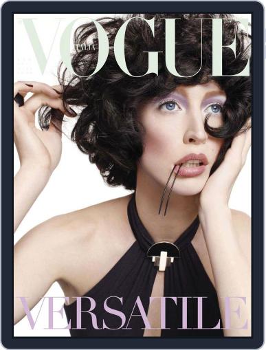 Vogue Italia August 22nd, 2011 Digital Back Issue Cover