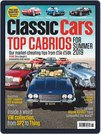 Classic Cars June 1st, 2019 Digital Back Issue Cover