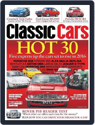 Classic Cars October 1st, 2015 Digital Back Issue Cover
