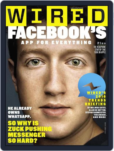 WIRED UK October 1st, 2015 Digital Back Issue Cover