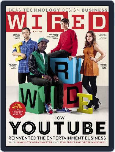WIRED UK January 2nd, 2013 Digital Back Issue Cover