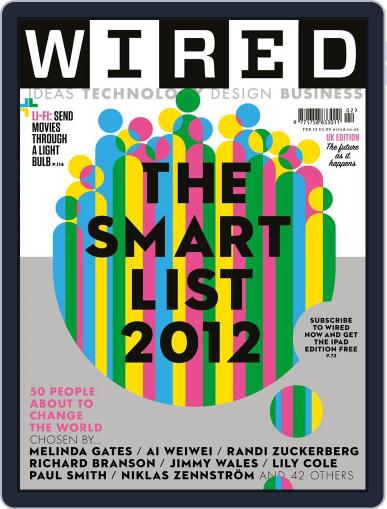 WIRED UK January 9th, 2012 Digital Back Issue Cover