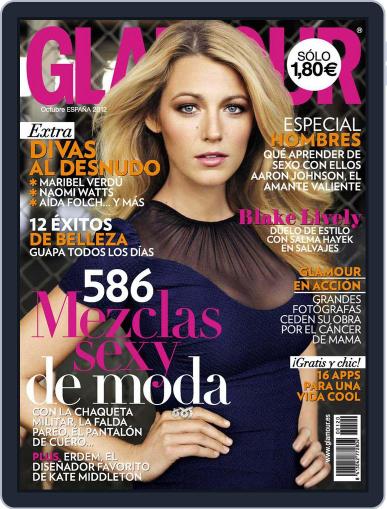 Glamour España September 19th, 2012 Digital Back Issue Cover