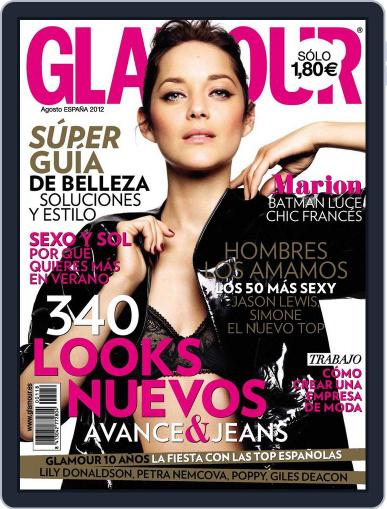 Glamour España August 1st, 2012 Digital Back Issue Cover