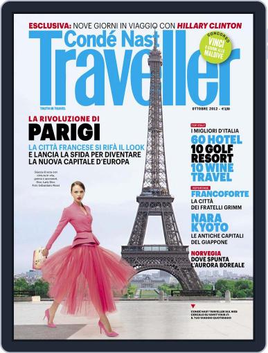 Condé Nast Traveller Italia October 3rd, 2012 Digital Back Issue Cover