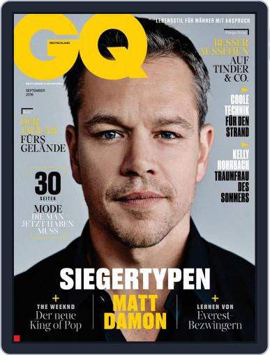 GQ (D) August 10th, 2016 Digital Back Issue Cover