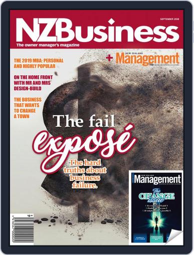NZBusiness+Management September 1st, 2018 Digital Back Issue Cover