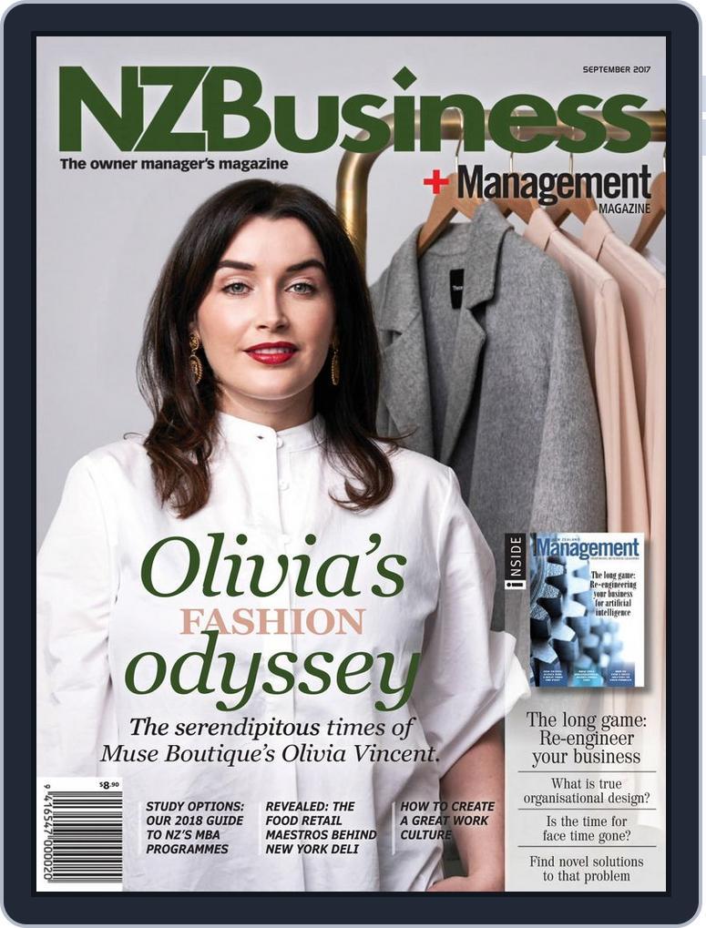 NZBusiness+Management (Digital) Subscription                    September 1st, 2017 Issue