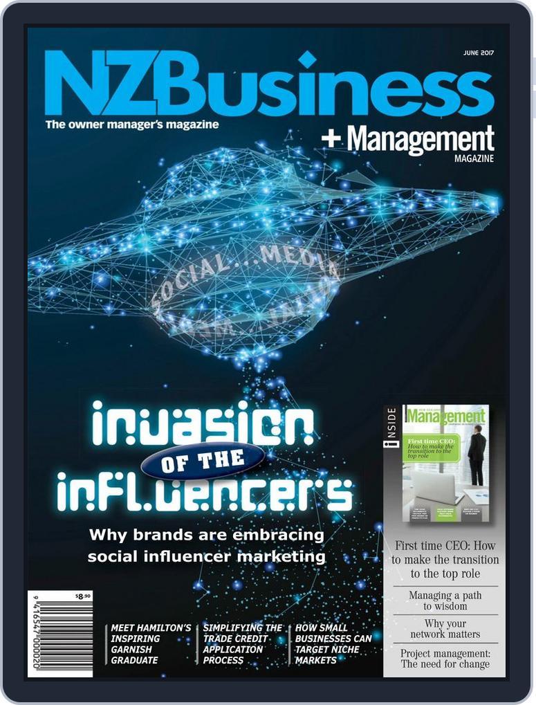NZBusiness+Management (Digital) Subscription                    June 1st, 2017 Issue