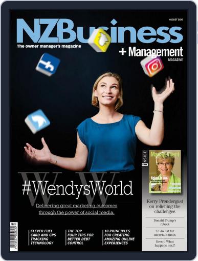NZBusiness+Management August 1st, 2016 Digital Back Issue Cover