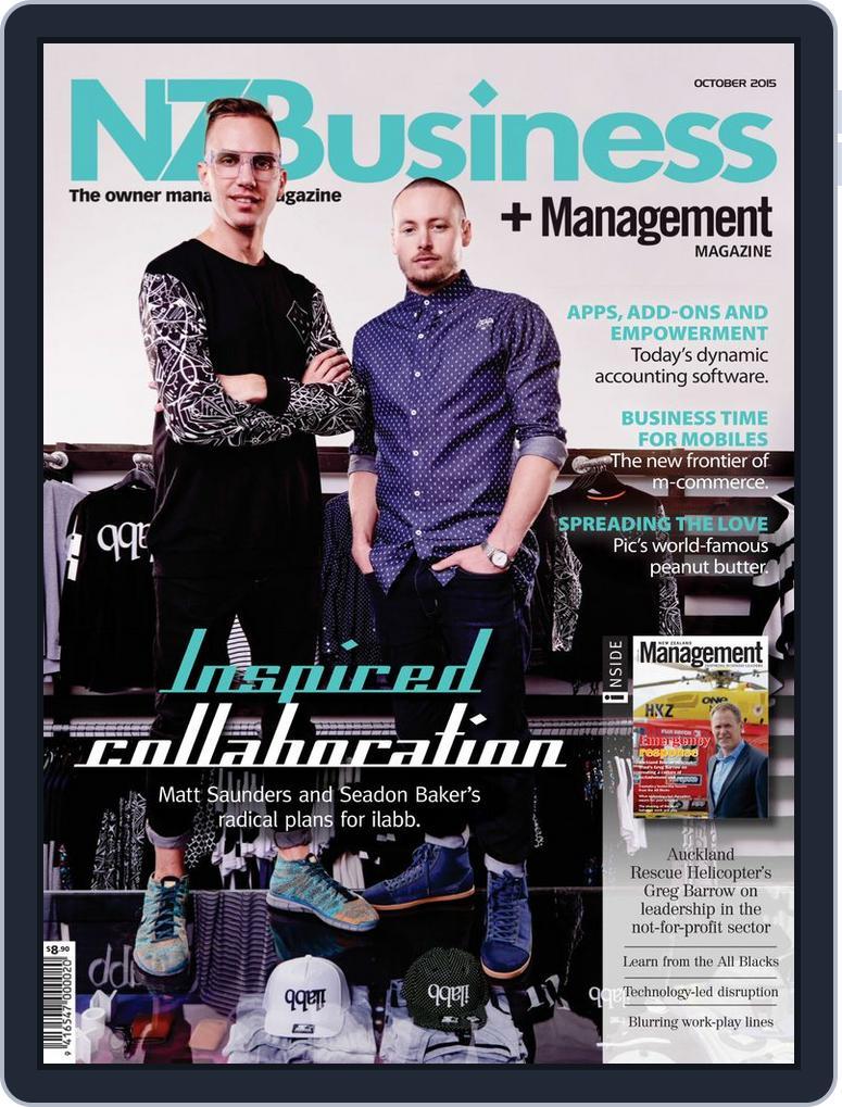 NZBusiness+Management (Digital) Subscription                    October 1st, 2015 Issue