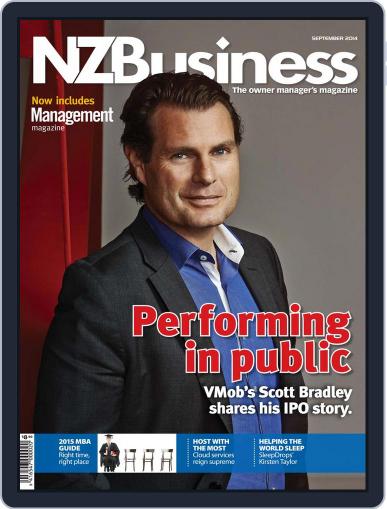 NZBusiness+Management August 15th, 2014 Digital Back Issue Cover