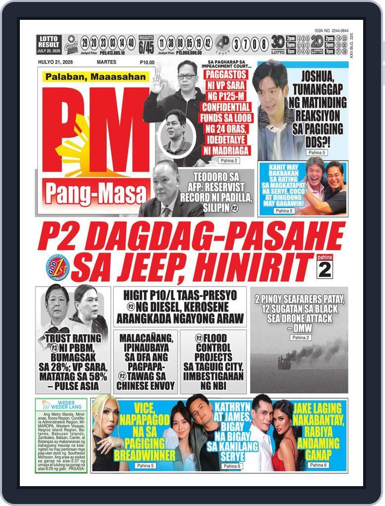 Pang Masa (Digital) Subscription