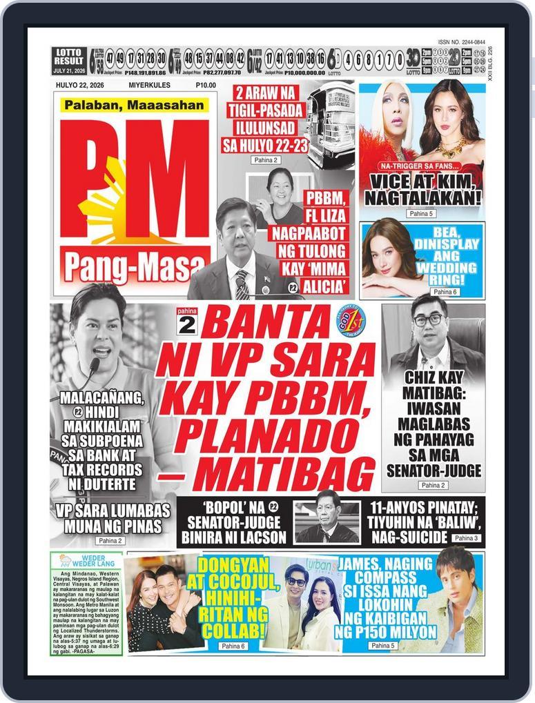Pang Masa (Digital) Subscription