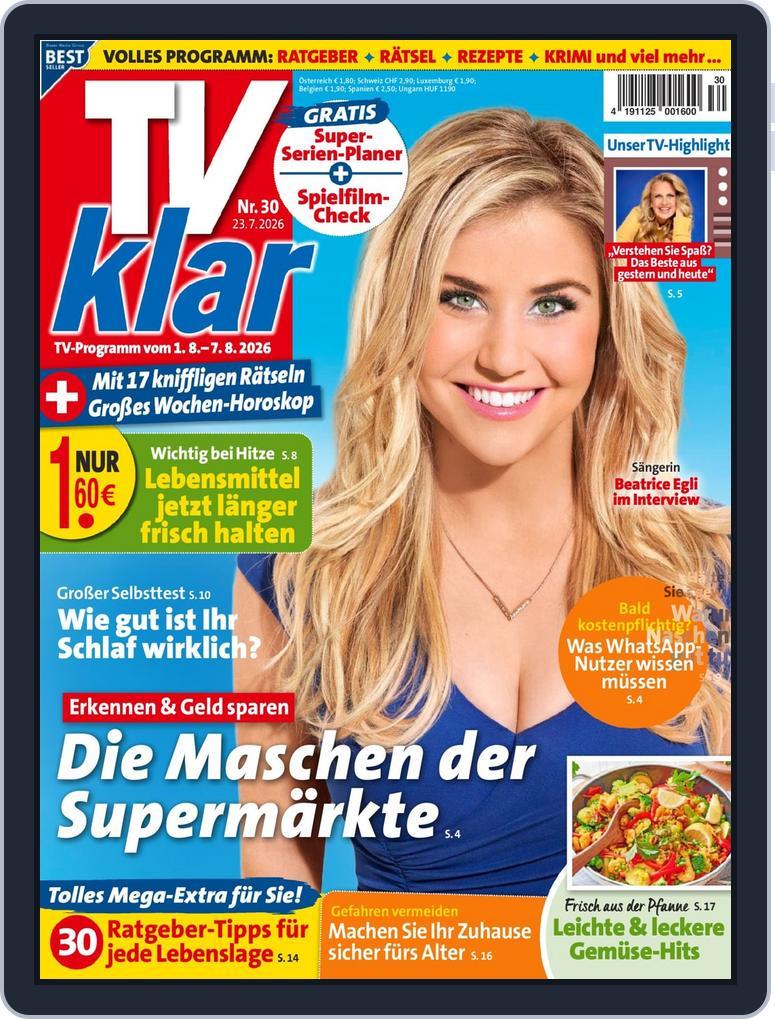 TV klar (Digital) Subscription                    July 23rd, 2026 Issue