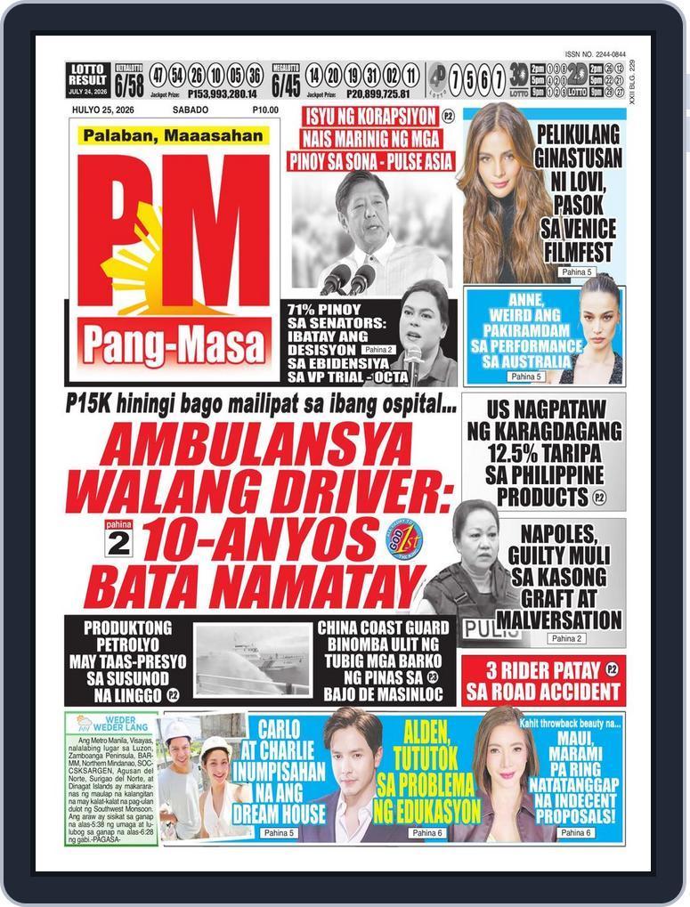 Pang Masa (Digital) Subscription