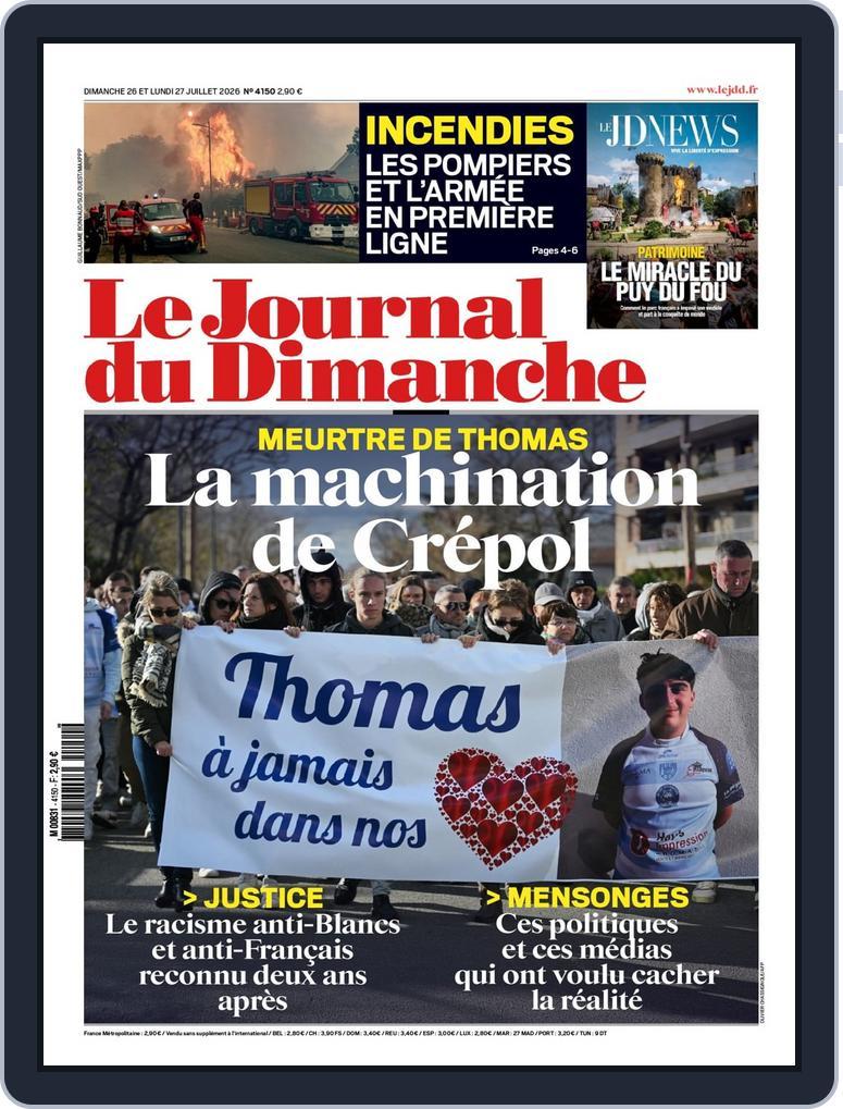 Le Journal du dimanche (Digital) Subscription                    July 26th, 2026 Issue