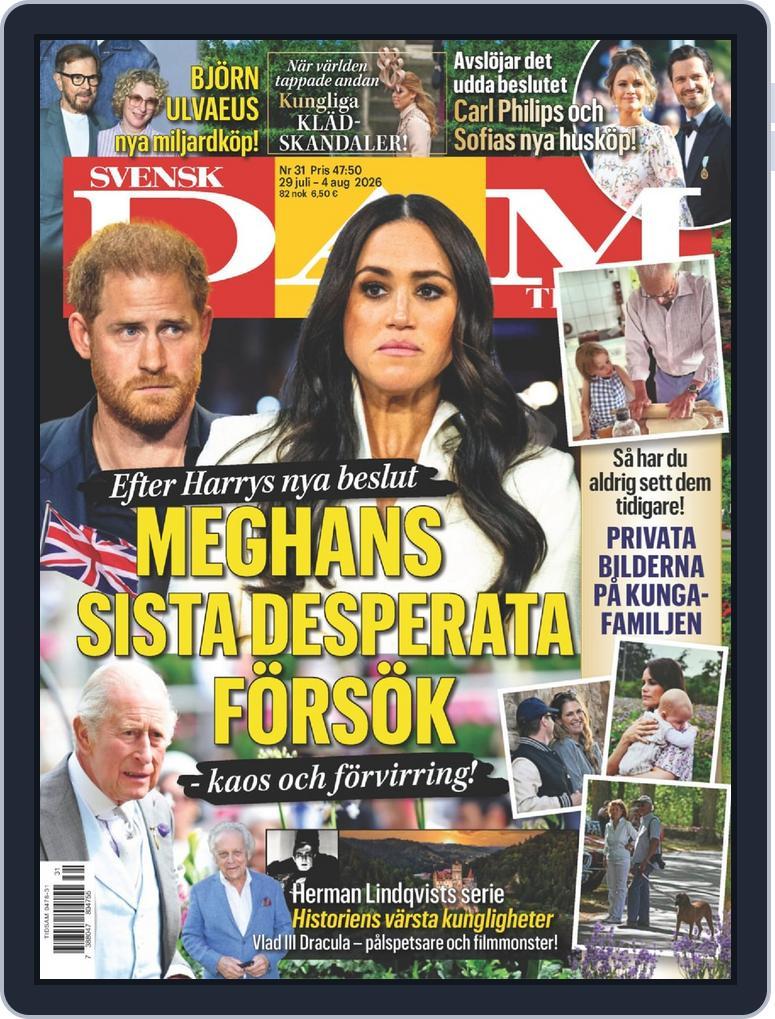Svensk Damtidning (Digital) Subscription                    July 29th, 2026 Issue