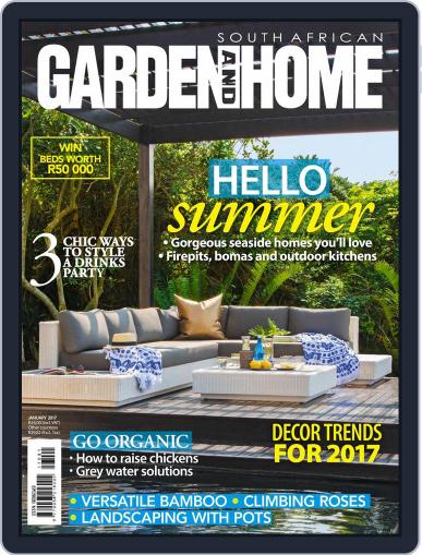 SA Garden and Home January 1st, 2017 Digital Back Issue Cover