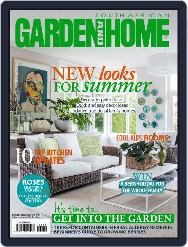 SA Garden and Home October 1st, 2016 Digital Back Issue Cover