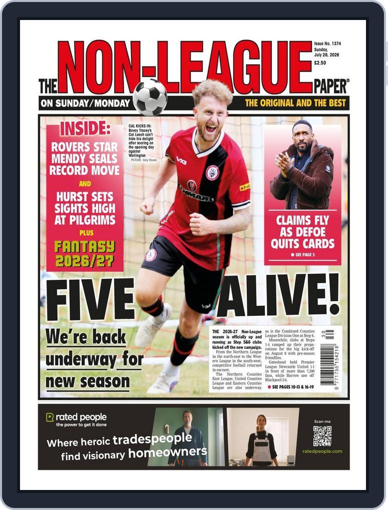 The Non-league Football Paper (Digital) Subscription