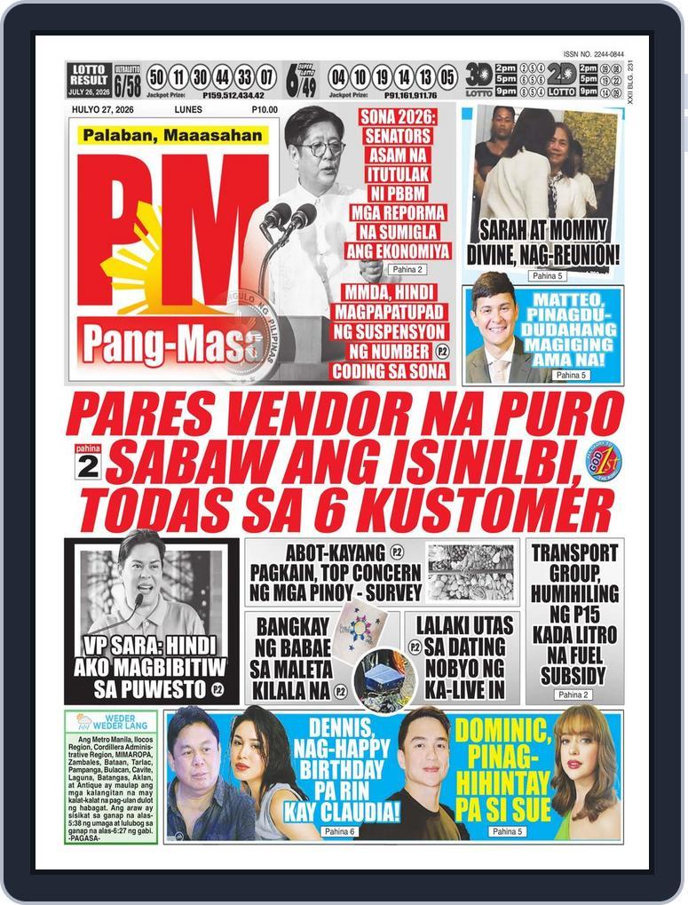 Pang Masa (Digital) Subscription