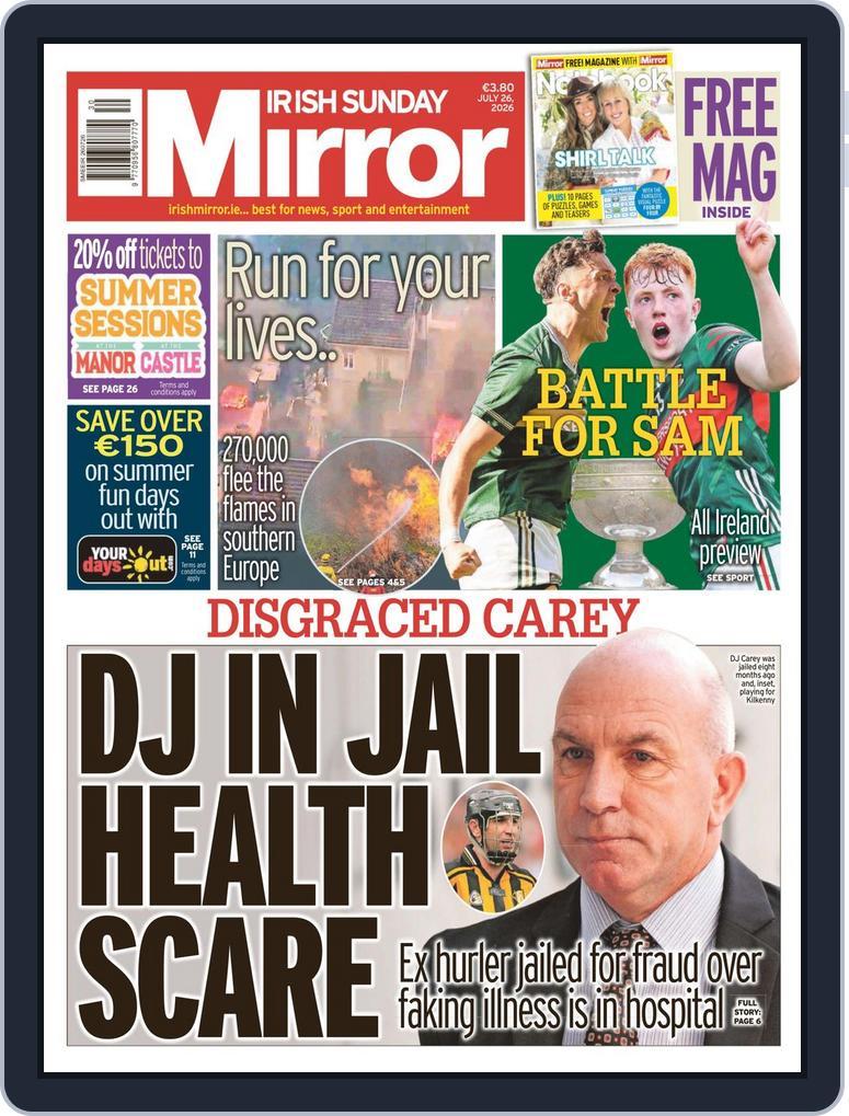 Irish Sunday Mirror (Digital) Subscription