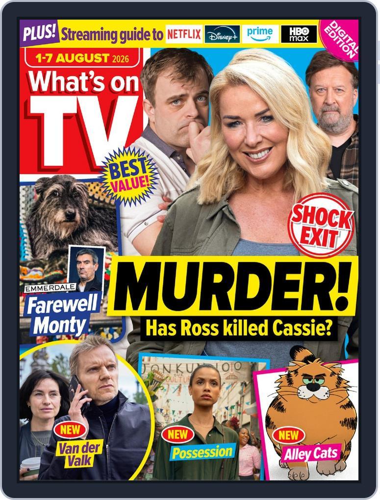 What's on TV (Digital) Subscription                    August 1st, 2026 Issue
