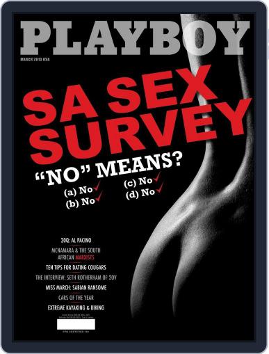 Playboy South Africa March 1st, 2013 Digital Back Issue Cover