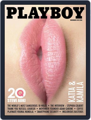 Playboy South Africa November 1st, 2012 Digital Back Issue Cover