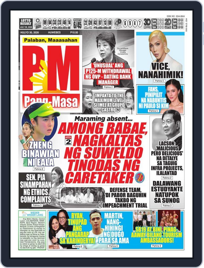 Pang Masa (Digital) Subscription