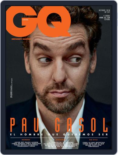Gq España October 1st, 2018 Digital Back Issue Cover