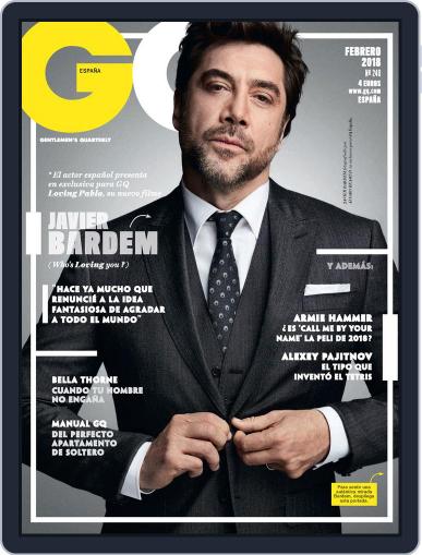 Gq España February 1st, 2018 Digital Back Issue Cover