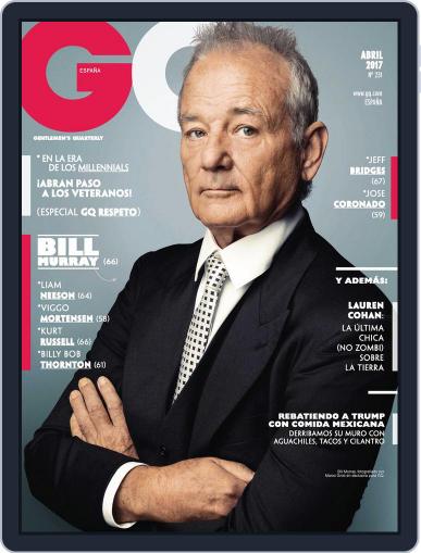 Gq España March 24th, 2017 Digital Back Issue Cover